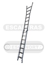 Escalera articulada dos tramos acero 7=2,02-3,95m