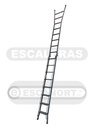 Escalera articulada dos tramos acero 8=2,28-4,45m