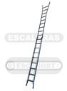 Escalera articulada dos tramos acero 9=2,52-4,95m