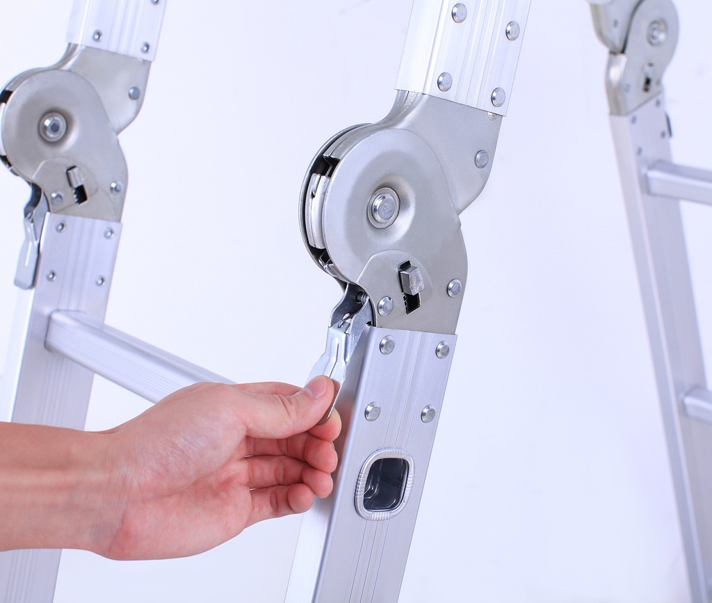 Escalera articulada aluminio 12=1,00-1,65-3,50m