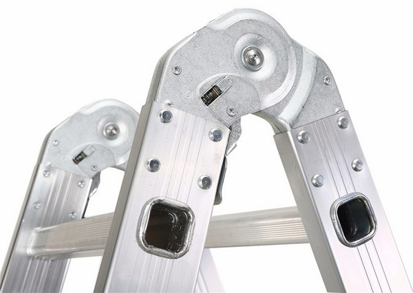 Escalera articulada aluminio 16=1,30-2,30-4,60m