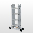 Escalera articulada aluminio 16=1,30-2,30-4,60m