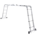 Escalera articulada aluminio 16=1,30-2,30-4,60m