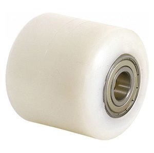 Rodillo de nylon 80x80mm, rodamientos 6204 20mm, 350kg