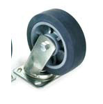 Rueda giratoria poliprop./PVC 150x47mm, 200kg