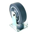 Rueda horquilla fija poliprop./PVC 150x47mm, 200kg