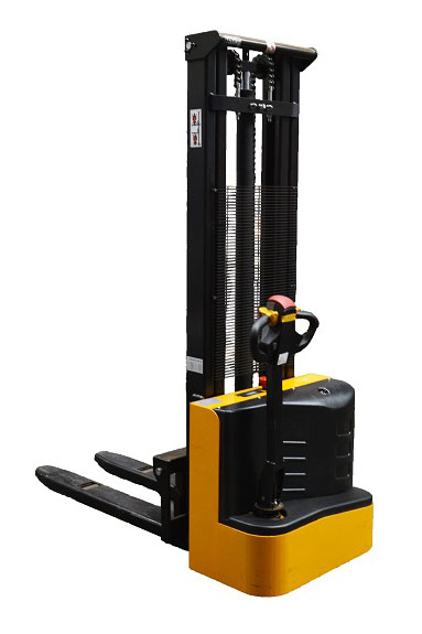 Apilador eléctrico 1500kg, elevación 3500mm (incluye batería y cargador), hombre caminando