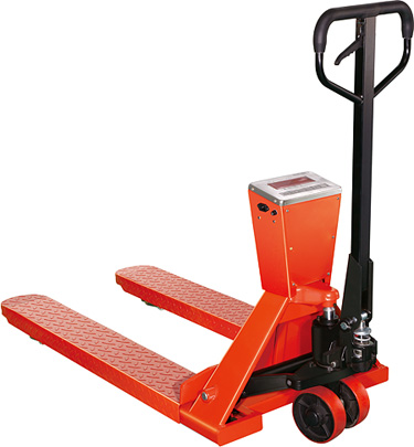 Zorra hidráulica con balanza e impresora 2500kg 680/550mm