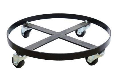 Carro aro tambor 200L, 4 ruedas giratorias