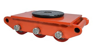 Skate industrial 8000kg 6 rodillos, 400x215x105mm