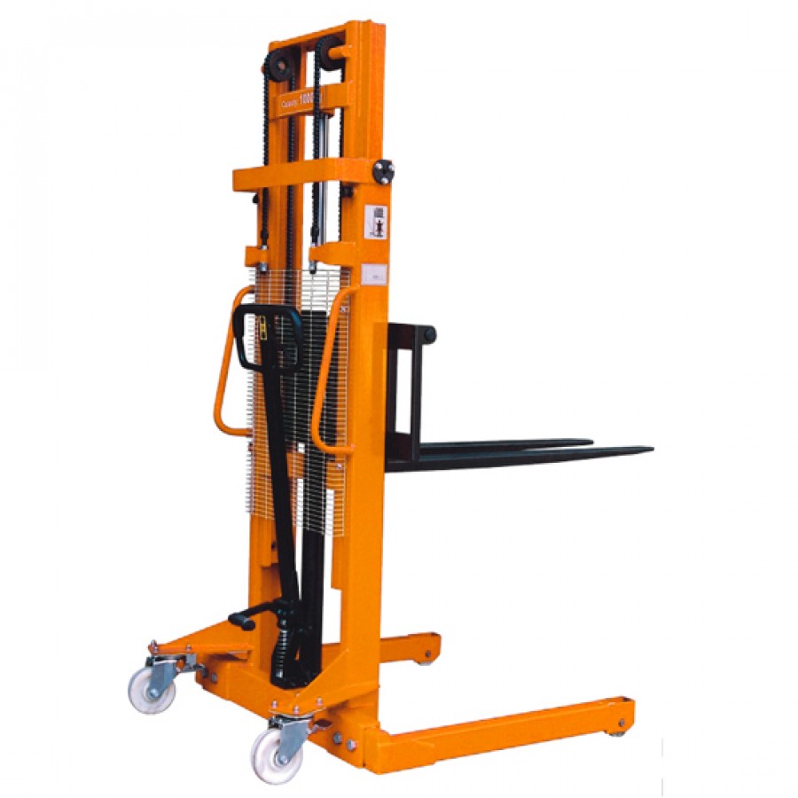 Apilador hidraulico manual  1000kg elevacion 3m