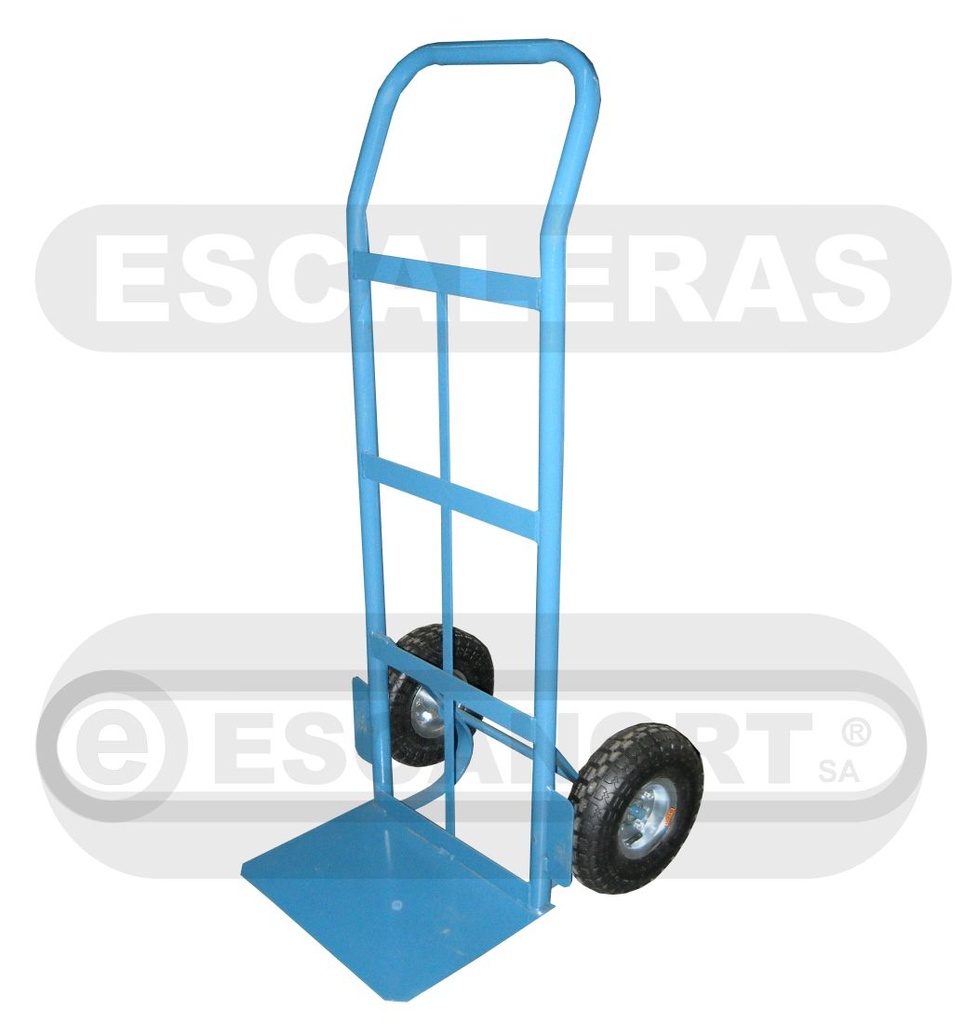 Carro 2 ruedas neumáticas 25cm h=120cm Pala 40x28cm cerrado