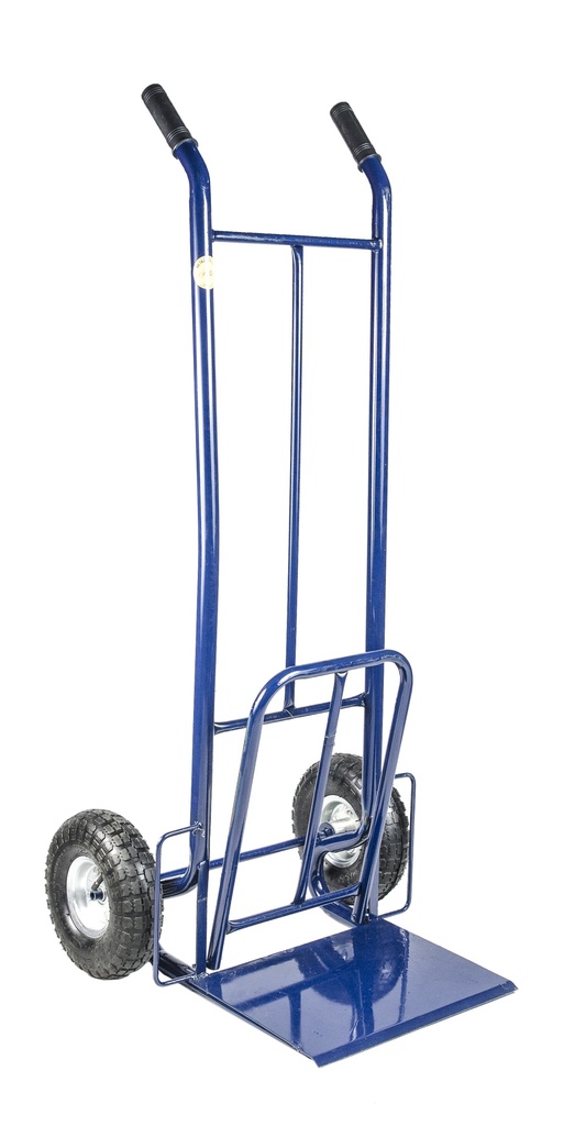 Carro 2 ruedas neumáticas 25cm h=135cm Pala plegable 32x50cm c/puños