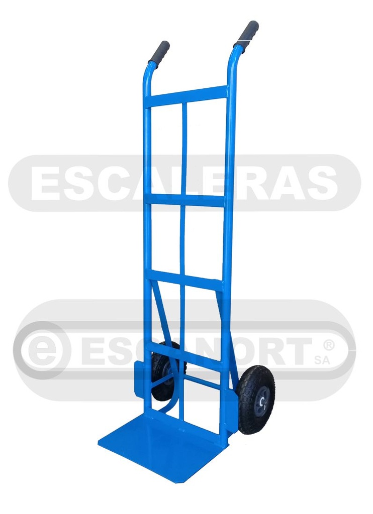 Carro alto 2 ruedas neumáticas 25cm h=150cm Pala 40x28cm c/puños