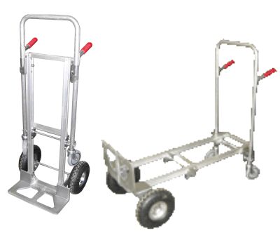 Carro convertible 2 posiciones aluminio 225kg h=1,30m Pala:47X19mm