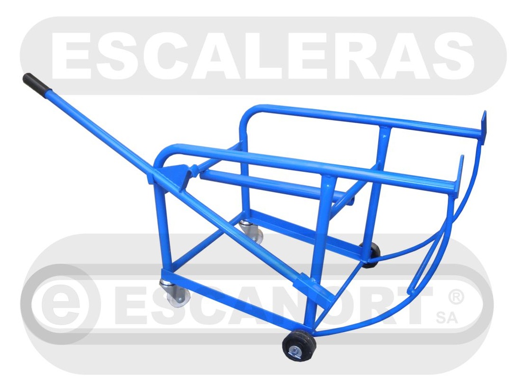 Carro cuna volcadora para tambor, 300kg
