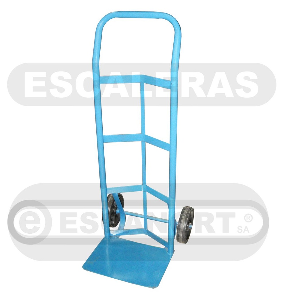Carro curvo 2 ruedas 20cm h=120cm Pala 40x28cm cerrado