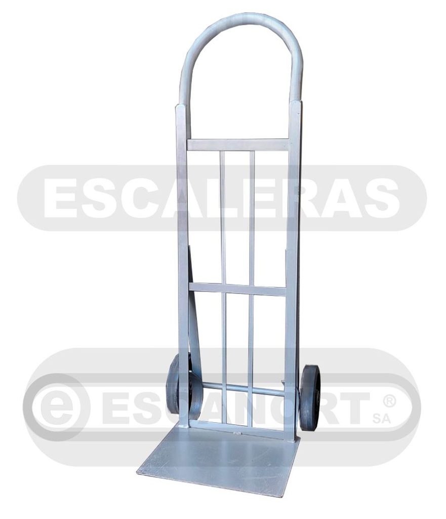 Carro ángulo 2 ruedas 250mm 250kg puño cerrado 50X28mm