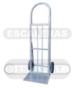 Carro ángulo 2 ruedas 250mm 250kg puño cerrado 50X28mm