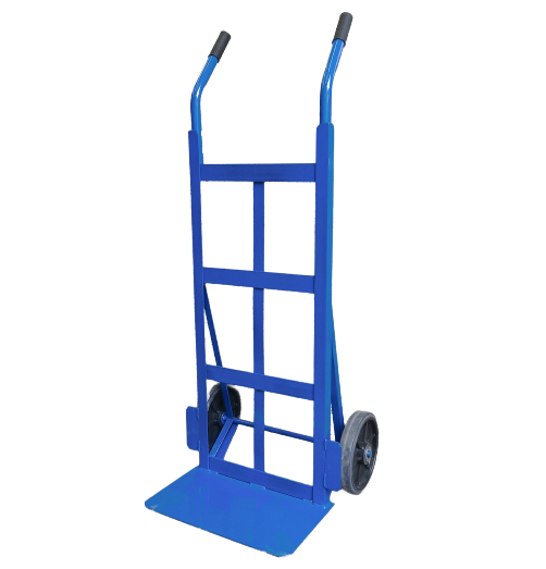 Carro ángulo reforzado 2 ruedas 25cm h=130cm Pala 50x28cm c/puños