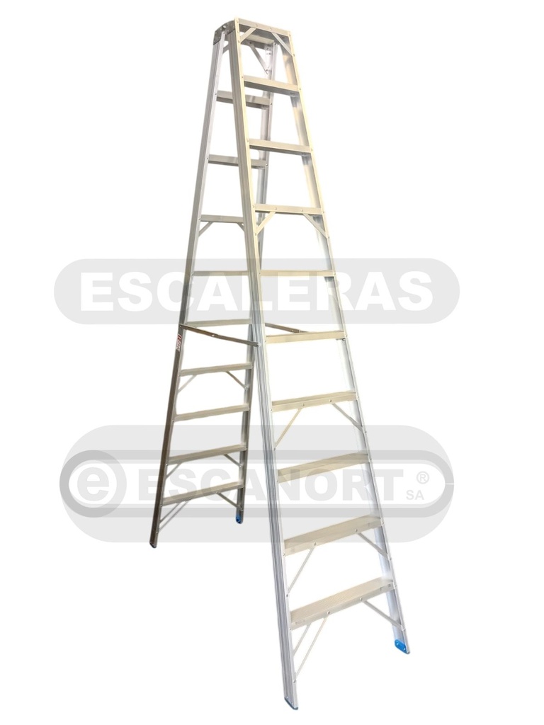 Escalera tijera doble acceso aluminio 136kg 12=3,60m