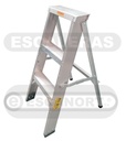 Escalera tijera simple acceso aluminio 136kg ref. 3=0,90m