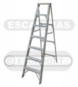 Escalera tijera simple acceso aluminio 136kg ref. 7=2,10m