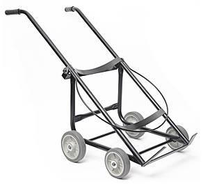 [6002-27] Carro para tambor plástico/metálico de 200l, cuatro ruedas 200mm