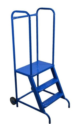 [8180-06] Escalera rodante mini acero 2 ruedas 3=0,60m