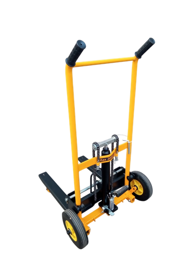 [6040-0209] Mini apilador hidráulico, capacidad 200kg, elevación  930mm, uñas ajustables.