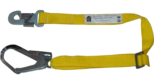 [8970-06] Cabo de amarre regulable 1,50m, mosquetón 18 y 55mm