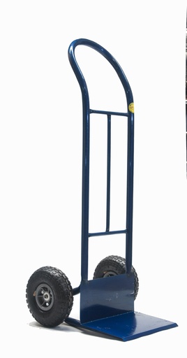 [6017-18] Carro 2 ruedas neumáticas 25cm h=135cm Pala 37x25cm cerrado