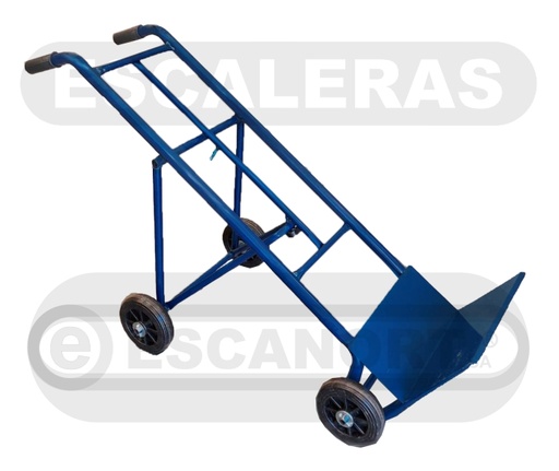 [6017-19] Carro 4 ruedas plegable h=135cm Pala 37x25cm c/puños