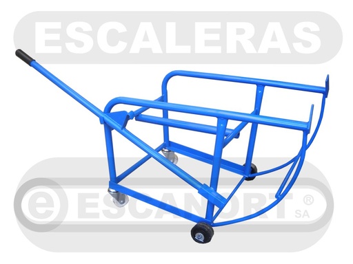[6020-12] Carro cuna volcadora para tambor, 300kg