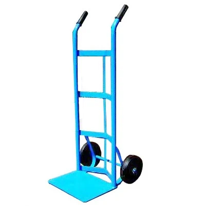 [6020-15-3] Carro curvo 2 ruedas neumáticas 25cm h=120cm Pala 40x28cm c/puños