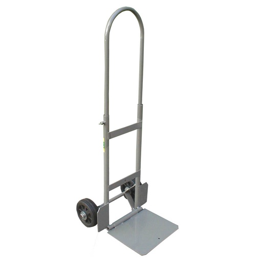 [6002-14] Carro plegable acero 2 ruedas 150mm 70kg pala:29X24mm azul