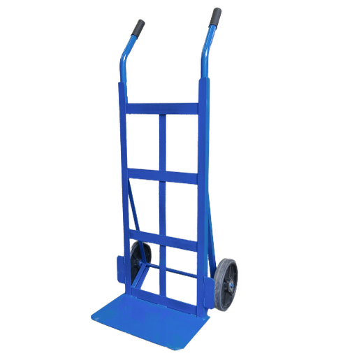 [6020-07] Carro ángulo reforzado 2 ruedas 25cm h=130cm Pala 50x28cm c/puños