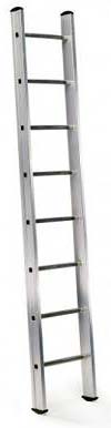 [2019] Escalera hoja simple aluminio esc. cuadrado 120 kg 9=2,50m