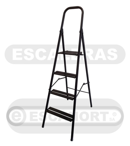[4110-04] Escalera metálica tubular con plataforma 4=1,00-1,50m