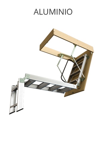 Escalera rebatible para altillos aluminio fibrofácil
