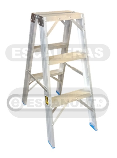 [2090-03] Escalera tijera doble acceso aluminio 136kg 3=0,90m