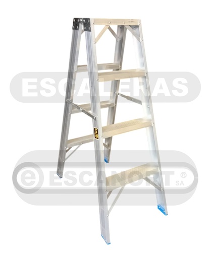 [2090-04] Escalera tijera doble acceso aluminio 136kg 4=1,20m