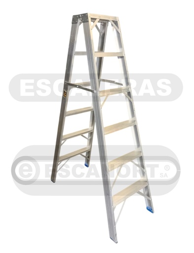 [2090-06] Escalera tijera doble acceso aluminio 136kg 6=1,80m
