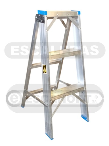 [2080-03] Escalera tijera simple acceso aluminio 136kg 3=0,90m